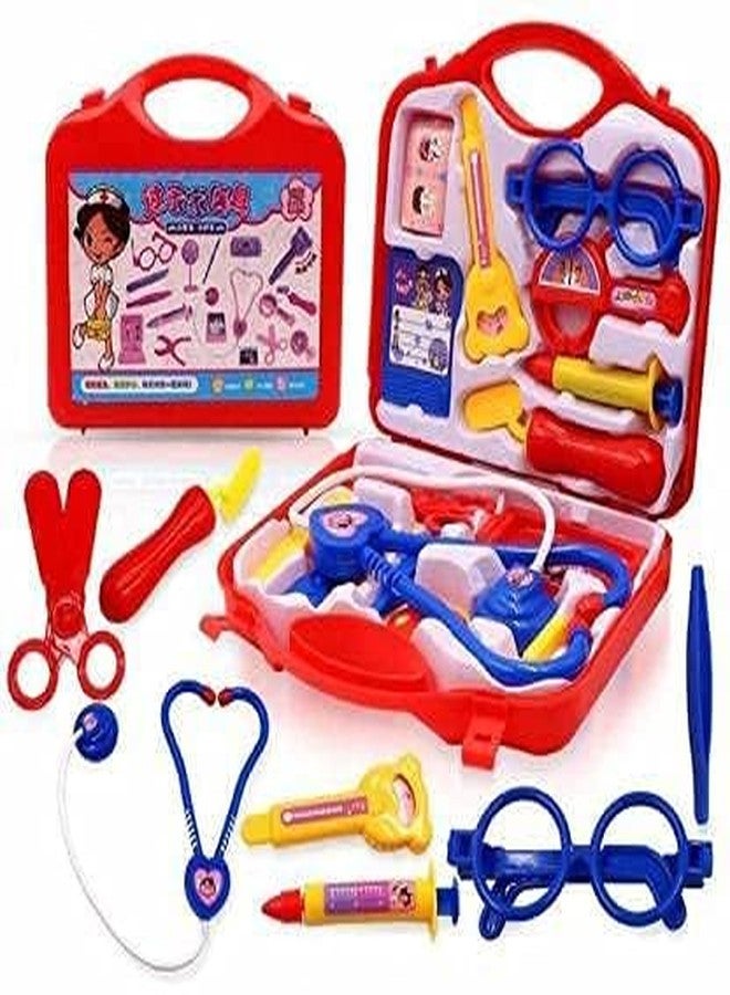 QUILBOOL Doctor Play Set with Foldable Suitcase, Doctor Set Toy Game Kit,Compact Medical Accessories Toy Set Pretend Play Sets,Docter Kit Toy for Kids,Boys,Girls,Childrens,Multicolor - Image 2